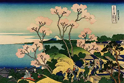 Goten-yama-hill Shinagawa on the Tokaido Hokusai